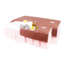 셀프미인 미끄럼방지용 마사지베드 레자커버 경락 전신/반신, 아이보리, 전신