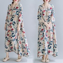 50대 60대 엄마옷 여름 여성 린넨 냉장고 원피스 A08