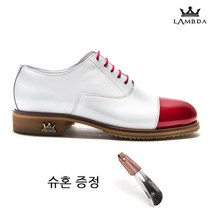 [슈혼증정]람다골프 남성골프화 포르토 레드화이트