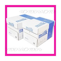 밀크 A4 복사용지 A4용지 75g 2000매 2박스
