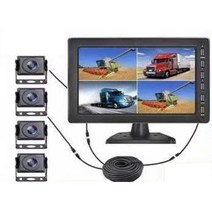 1톤탑차후방카메라 화물차어라운드뷰 360도 4채널, 7인치 4카메라 + 32G