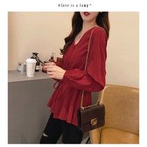 여자 린넨 셔츠 여자긴팔나방 긴팔블라우스 봄 가을 드레스 오피스룩 하객룩