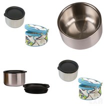 스텐 보온 죽그릇 주머니 세트 보온죽통 미니보온죽통