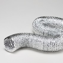 업소용 산업용 후드자바라 닥트주름관 직경( 75 100 125 150 200 250 300 mm ) 10M 교체용 알루미늄 후렉시블 덕트호스, 1개