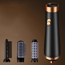 최신 3 in 1 헤어 스트레이트너 브러시 헤어 드라이어 브러시 전기 빗 경기자 헤어, 검은 색, 우리를