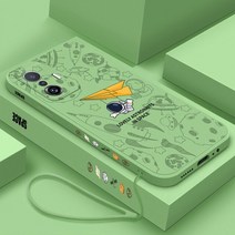 우주 비행사 실리콘 전화 케이스 샤오미 미 11 라이트 5G NE 후면 커버 12s 울트라 12x12s 10 프로 끈이 있, 01 For Mi 10, 08 F-YK000308