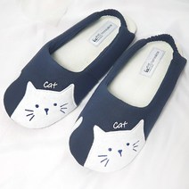 홈앨리스 덧신실내화 14종모음, 11흰둥이냥 네이비, 1개