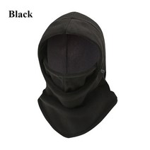 방한 라이딩 마스크 가을 겨울 폴라폴리스 보온 헤드커버 두꺼운 아웃도어 기모 바람막이 스키마스크 기모, Black, 38*60CM