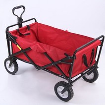 고급 접이식 캠핑 웨건 카트 클래식 캐리어 2종, one size, 블랙