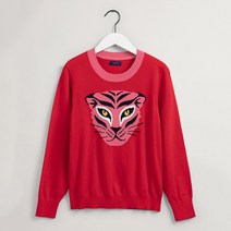 간트 여성 W.타이거인타시아 C넥 DG72210002 RED