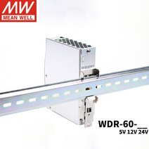 Din 레일 전원 WDR-60W 평균 5V 12V 24V 48V DC 출력 DR 광범위한 180-550VAC 입력, 02 12V
