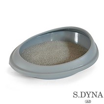 스코티쉬폴드 야옹이평판화장실 러시안블루 그레이