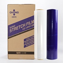 오공 공업용 스트레치 포장랩 청보호 백보호 필름, 오공 스트레치필름 12mic, 1개