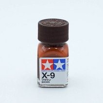 타미야 X9 브라운 유광 10ml 에나멜도료 TAMIYA