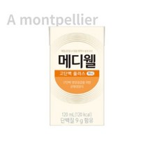 메디웰 고단백 활력플러스 균형영양식, 120ml, 144개