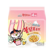 삼양 크림 까르보 불닭볶음면 4봉, 5개