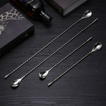 BRC 물방울 칵테일 바스푼 3종, 50cm