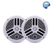 240 와트 6.5 인치 2 웨이 방수 해양 보트 스피커 UV-프루프 스파 목욕 ATV 골프 카트 요트 오토바이 야외, 01 6.5