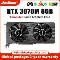 그래픽카드 채굴 rtx3070 8gb non lhr gddr6 256bit 컴퓨터 nvidia rtx 3070m 8gb 광업 또는 게임 pcrtx 3070 dp2, 없음