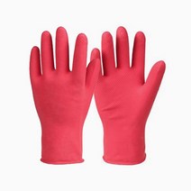 하얀손 미니 고무장갑 적색 소형 10개 적색_[230127EA], 1, 본상품선택