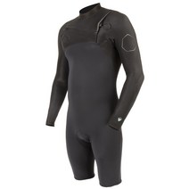 비슬라 웻슈트 2/2mm 하이씨 긴팔 스프링슈트 남성 서핑 프리다이빙, 스텔스, M