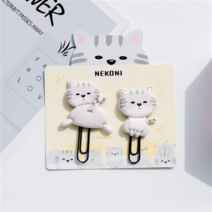 오꿈 북마크 북클립 책갈피 북마커, 09 고양이 2SET, 1