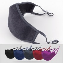 코와이어 성인용 방한마스크 김서림방지 끈조절 빨아쓰는 겨울마스크, 색상_3D 입체 방한마스크-회색