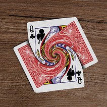 마술 도구 소품 소용돌이 트릭 카드 놀이 연결된 포커 변경 magia 사 닫다 거리 환상 속임수 정신주의 퍼즐 장난감, 빨간 등