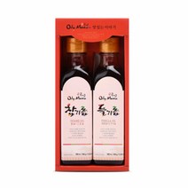 [AK PLAZA] [공식품]공계순 국산 기름 2종 선물세트(들기름180ml/참기름180ml), 180ml