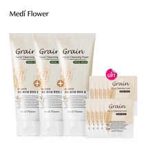 메디플라워 곡물 페이셜 클렌징 폼 150mlx3개+파우치 10매, 기타, 기타