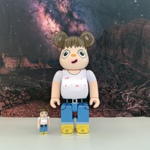 [엘마켓]bearbrick400% 베어브릭 MZ세대 피규어 장식 캐릭터피규어 재테크피규어, E 100%+400%