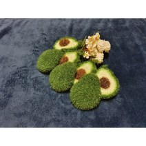 [핸드메이드썬써니]아보카도수세미 아크릴수세미 손뜨개 핸드메이드 답례품 선물 event 도톰한수세미
