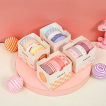 비비콩 다이어리 마스킹테이프 5롤 3세트 마카롱, A