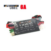 자동차 전압안정기 HENGE 6A UBEC 5V/ 6V/ 7.4V 전환 모드 전압 안정기 출력 최대 8A RC 비행기 용, 01 Order 1 Piece