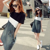 cloveco 데님 청 원피스 YA2240