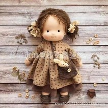 크리스마스 오너먼트 세트 벽장식 A Waldorf-네이티브 에나멜 인형 아티스트 핸드메이드 귀여운 어린이 선물 장난감 봉제, [02] 02