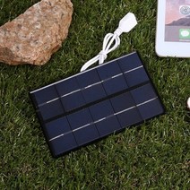 태양광패널 태양열 발전기 가정용 아파트 주택 미니 5 와트 볼트 태양 전지 패널 USB 마이크로 배터리 충전기 야외 휴대용 휴대 전화 보조베터리 방수 폴리 실리콘