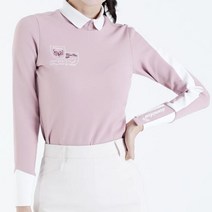 국산 여성 포근한 기모 골프 티셔츠 FWT-2401 핑크