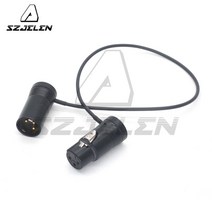 로우 프로파일 XLR NEUTRIK 오디오 라인 레드 블루 블랙 그린 3 핀 수-3 암 SOMMER SOD-14 케이블 사용, 05 80cm