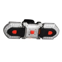 자전거부품 자전거용품 자전거용품쇼핑몰 Smart Wireless Remote Control Bicycle Taillight USB Turning Signal LED Bike Wa, [01] WHITE