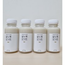 [국내산 유기농쌀 100%] 찐공방 쌀누룩요거트 210ml 6개 / 무설탕 비건 아침대용, 흑임자(국산)
