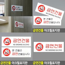 금연 표지판 안내문 사인물 안내표지판 입체글씨 표찰 미니간판 현판 스카시 안내판 입체글자 서각 고무스카시, 금연건물