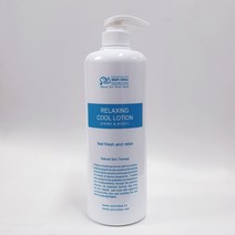스킨아이디어 바디 릴렉싱 쿨로션 1000ml x 2개(묶음) 대용량 핸드풋 쿨링 크림, 2개