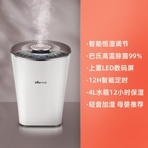 가정용 온열가습기 가열식가습기 무음 통세척 차량용 자연증발 습도조절가습기 살균 웰포트, 크림