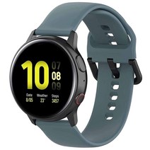삼성 갤럭시 워치 액티브2 40mm/44mm 시계 밴드 Garmin Vivoactive 3 밴드 20mm 퀵 릴리즈 실리콘 밴드 스트랩 손목 밴드 틱워치 C2용 (블루 라지), Pink