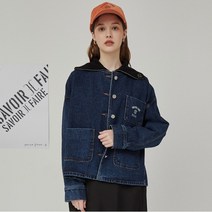JJ지고트 라운드넥 패치 포켓 데님 재킷 GM8A0JKR2