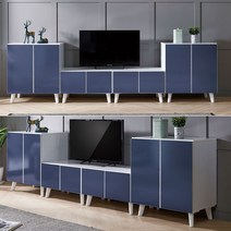 해해동동 도아2400거실장(99)수도권무료배송 거실장, 네이비(DR00016599)