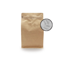 이지포장 크라프트 스탠드 밸브부착형 지퍼백 12.5 x 19.5 cm, 200개