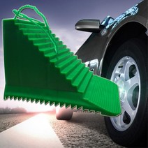 내리막 주차 고임목 화물 트럭 경사로 고인목 지게차