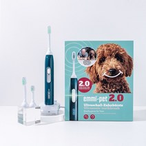 [Emmi-pet] 에미펫 독일 동물전용 초음파칫솔 세트 2.0